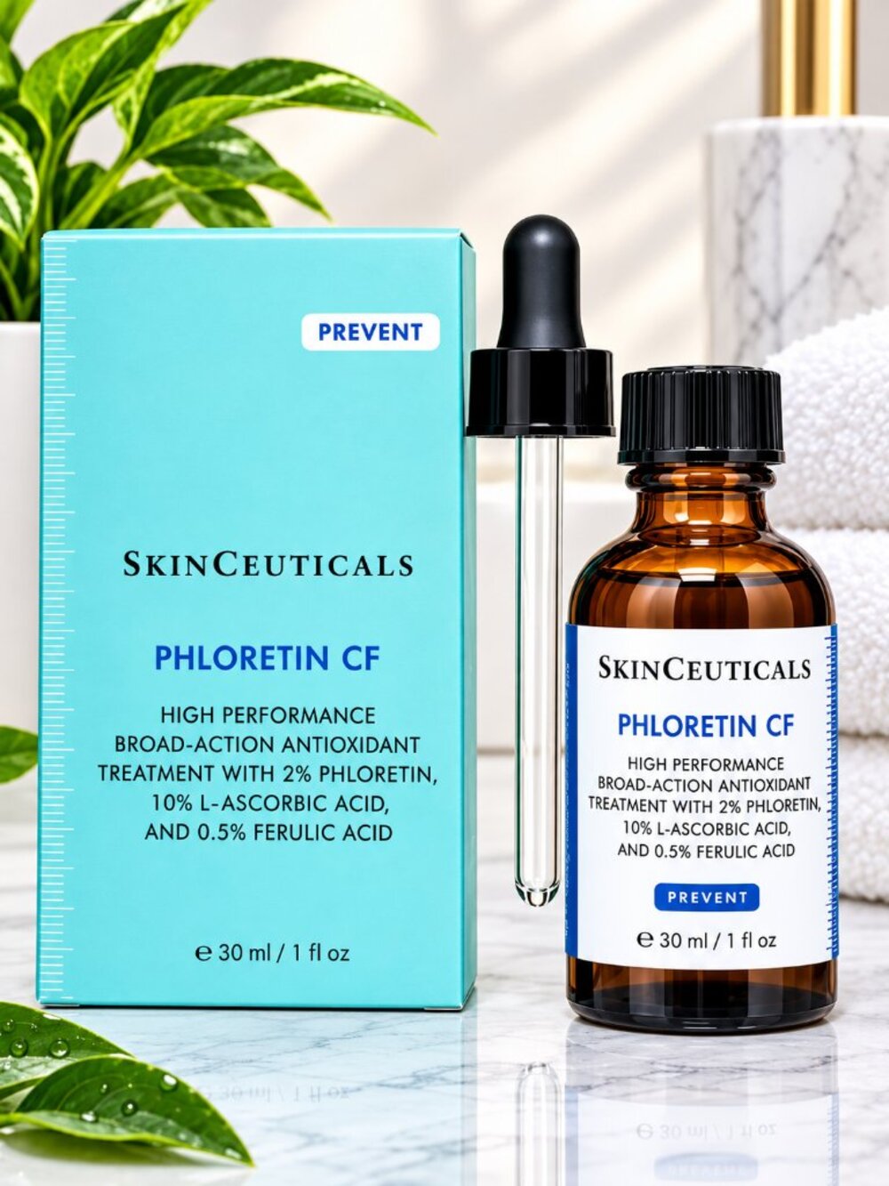SkinCeuticals Phloretin CF Antioxidant serum 1oz New